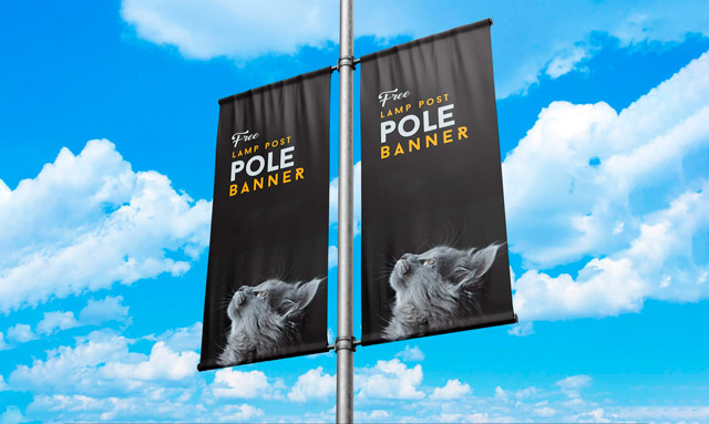 lona como recurso gráfico en evento