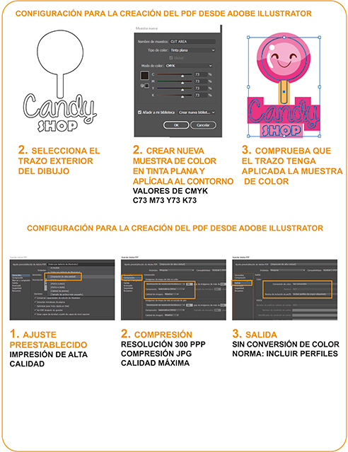 preparar impresion y corte desde ilustrator area grafica digital