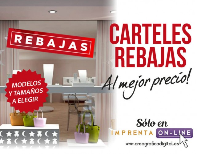 Impresión de carteles para rebajas