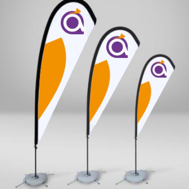 Displays textiles publicitarios