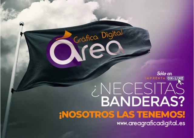 Anúnciate con banderas publicitarias 