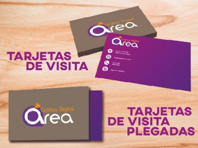 Tarjetas de visita plegadas, un artículo que se usa más de lo que parece.