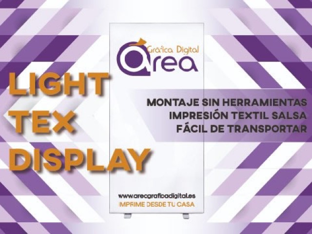 ¿Displays publicitarios?  Mejor si son luminosos y ligeros