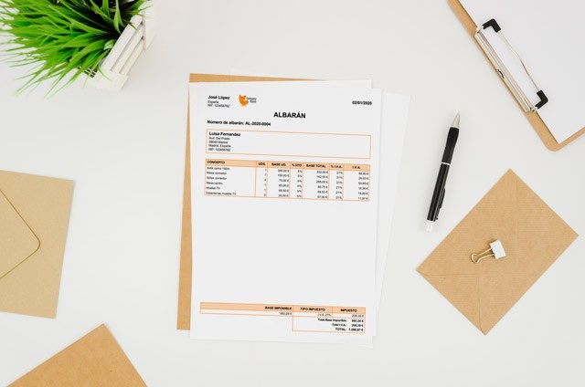Albaranes ¿Qué es y ejemplos de un alabarán correcto?