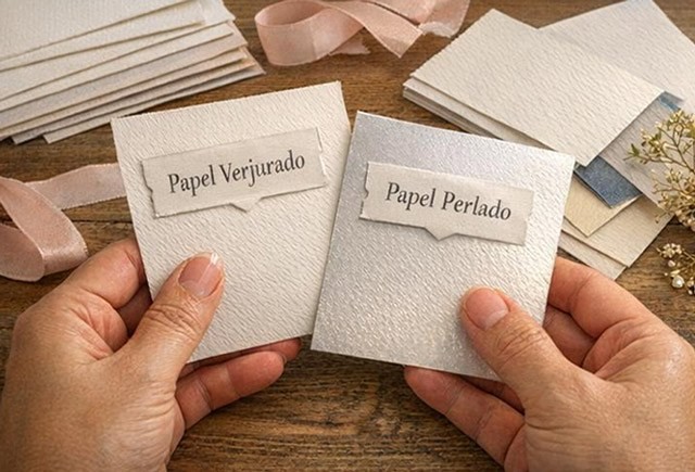 en qué papel se imprimen las invitaciones de boda