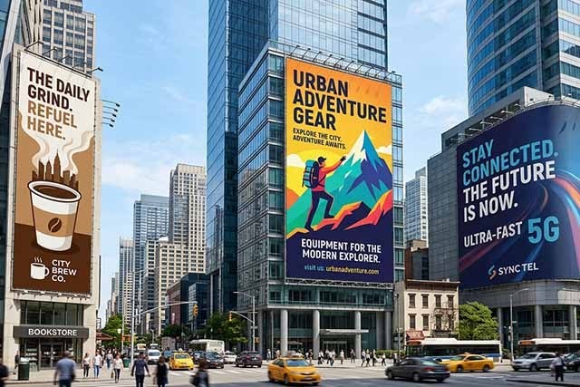ideas de lonas publicitarias para fachadas