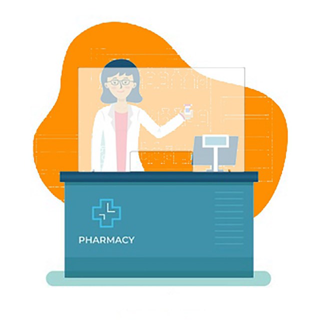 Mamparas de protección para comercios