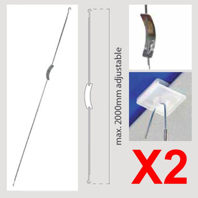 Mampara anticontagio colgante