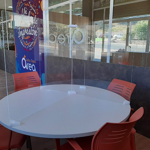 Placas para mampara modular