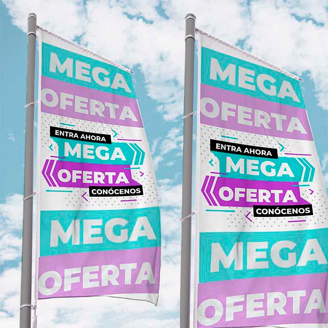 Mastil para banderas con brazo