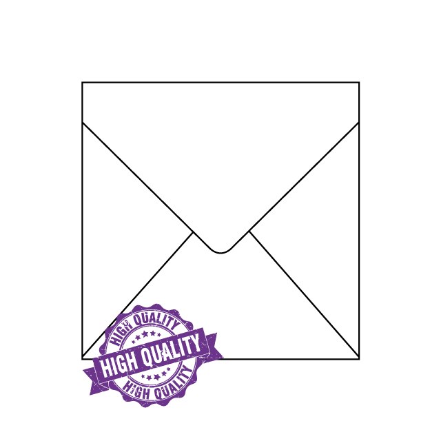 SOBRES PARA INVITACIONES - 170x170 mm Blanco HQuality (925106)