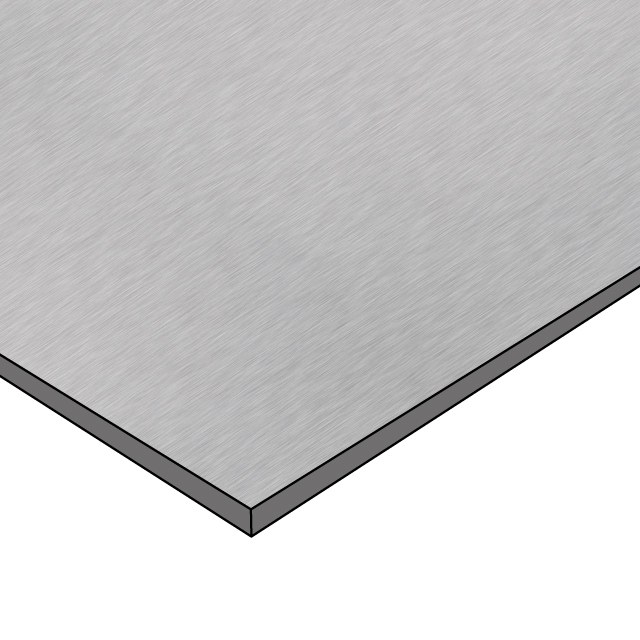 Material - Dibond Aluminio cepillado(EXT.)