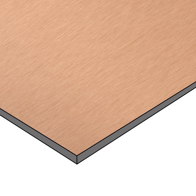 Material - Dibond Cobre cepillado(EXT.)