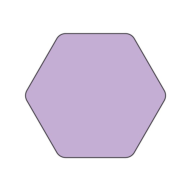 POSAVASOS CON FORMA - Posavasos Hexágono