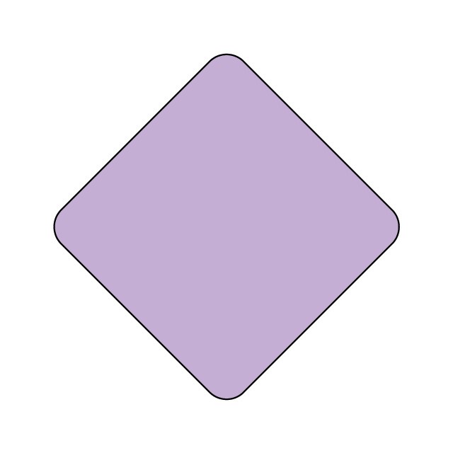 POSAVASOS CON FORMA - Posavasos Rombo