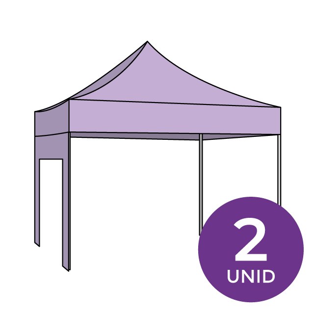 PARED CARPA TELA IMPERMEABLE CON PUERTA 3 X 1.9 M. - 2