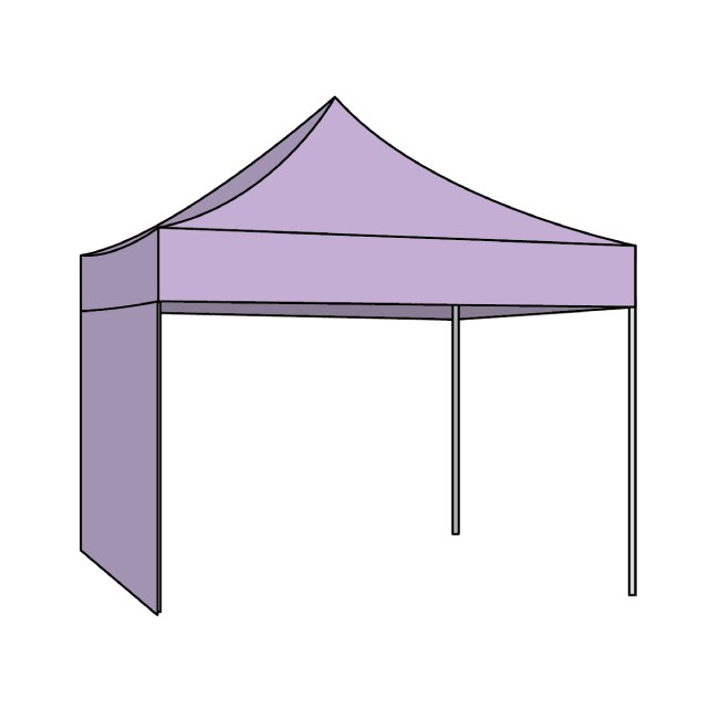 PARED CARPA TELA IMPERMEABLE 3 X 1.9 M. - PARED TELA IMPERMEABLE 3 X 1.9M.