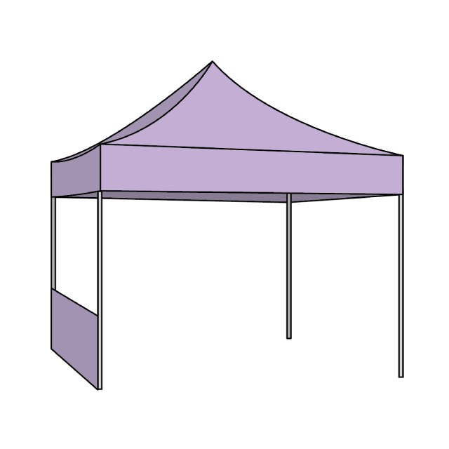 PARED CARPA MOSTRADOR ECO 3 X 1 M. - PARED MOSTRADOR TELA ECO 3 X 1M.
