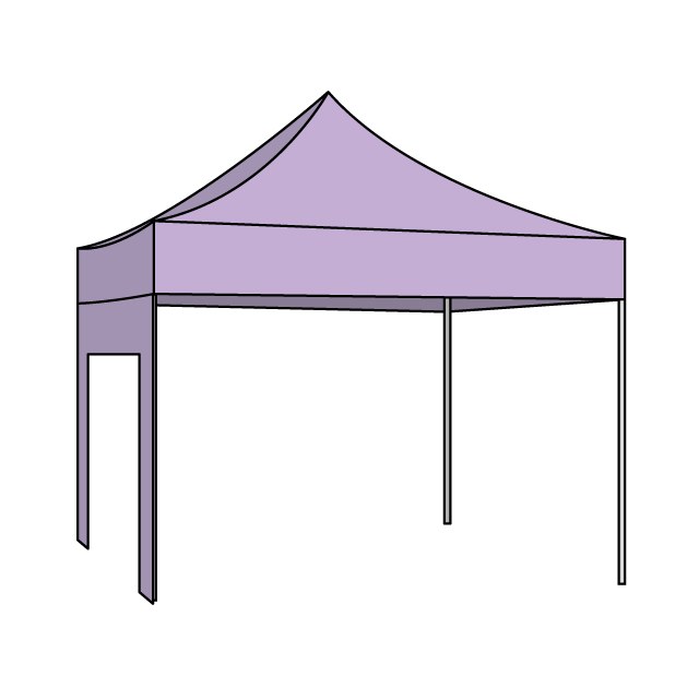 PARED CARPA TELA IMPERMEABLE CON PUERTA 3 X 1.9 M. - PARED TELA IMPERMEABLE CON PUERTA 3 X 1.9M.