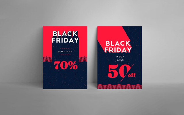 Impresión de carteles de rebajas