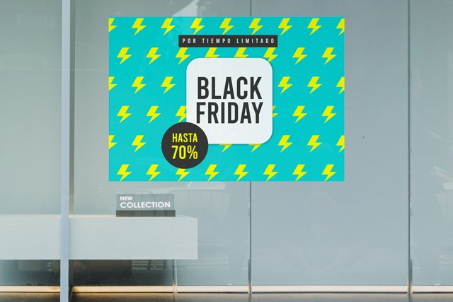 carteles Black Friday