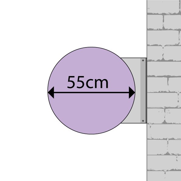 ROTULO - Banderola circular 55cm