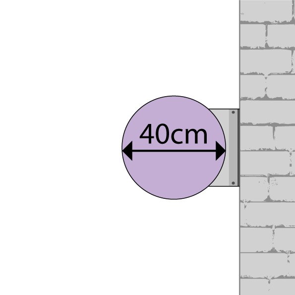 ROTULO - Banderola circular 40cm