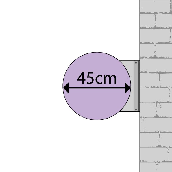 ROTULO - Banderola circular 45cm