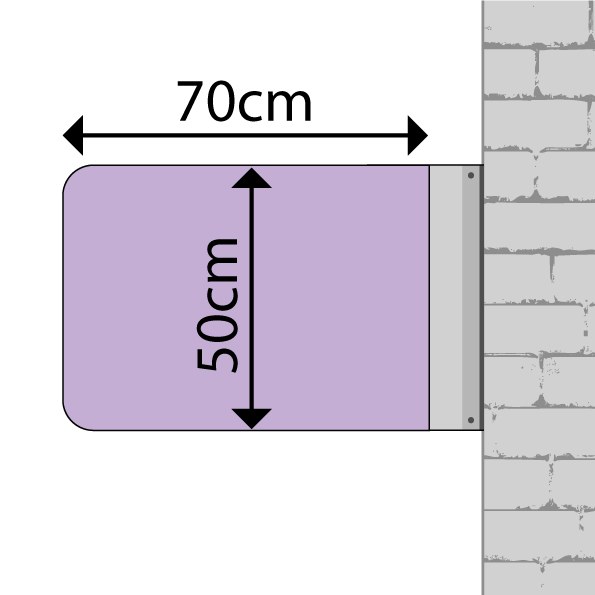 ROTULO - Banderola luminosa cantos redondos 70x50cm