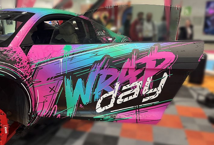 vinlo personalizado impreso para puertas coche