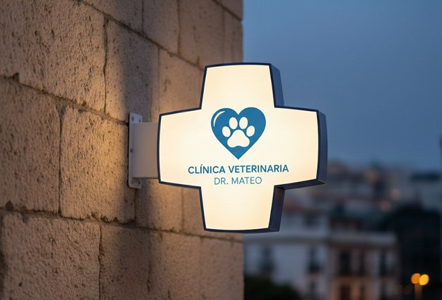 banderola luminosa con forma personalizada