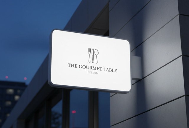 banderola luminosa rectangular con cantos redondos