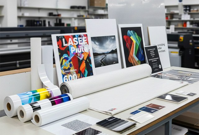 materiales compatibles con impresión de gran formato
