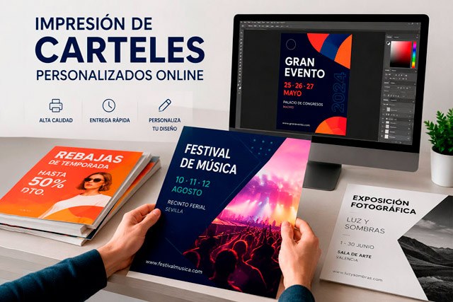 impresión de carteles personalizados online