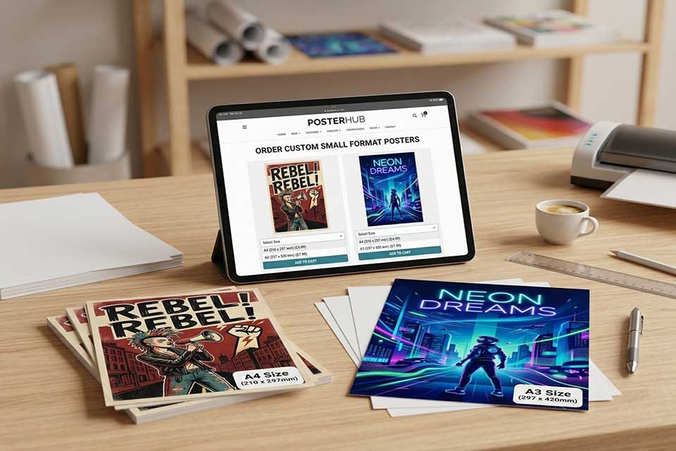 impresión online de carteles pequeños