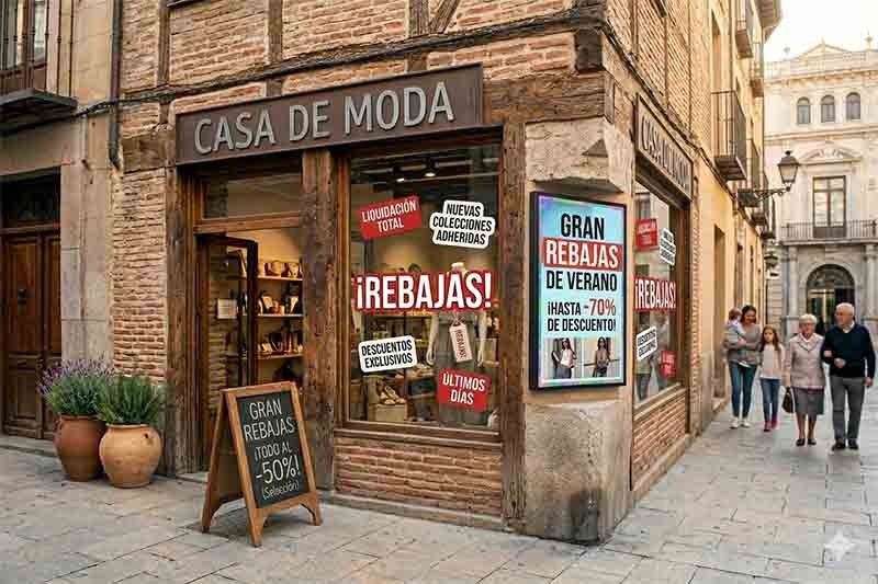 carteles de rebajas para escaparates