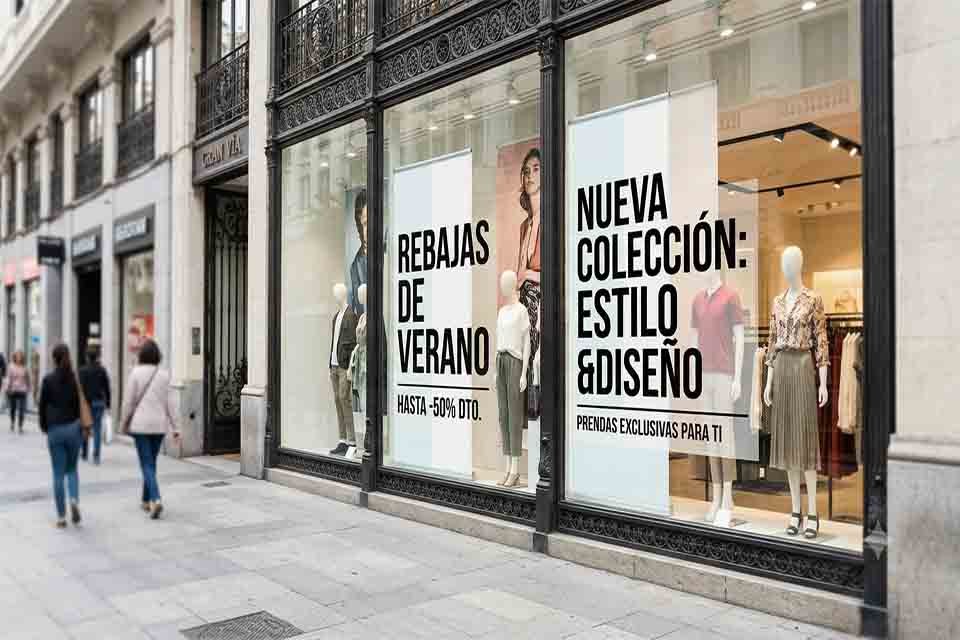carteles publicitarios para tiendas