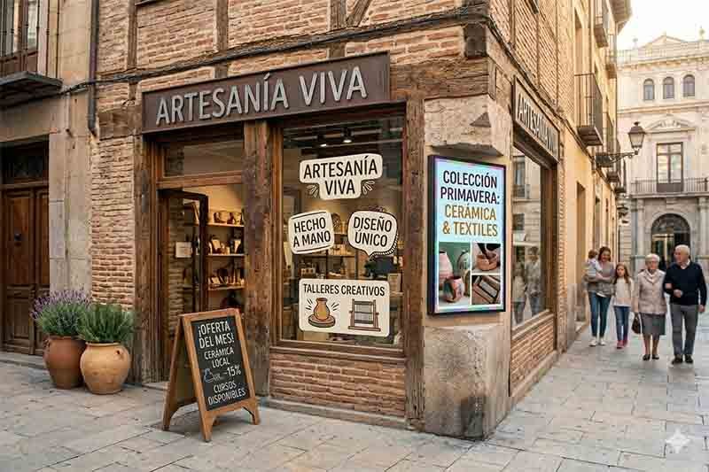 carteles para escaparates comerciales