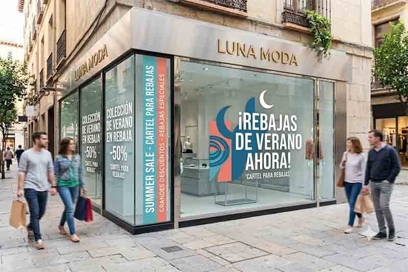 carteles para rebajas