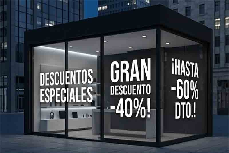 carteles para tiendas descuentos