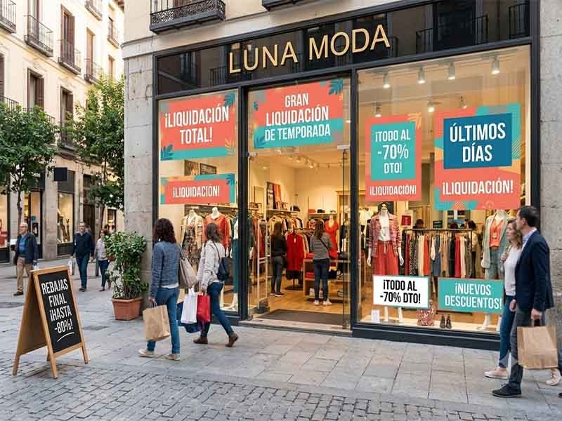carteles de liquidación