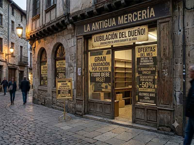 carteles liquidación comercios
