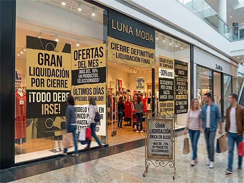 impresión carteles liquidación