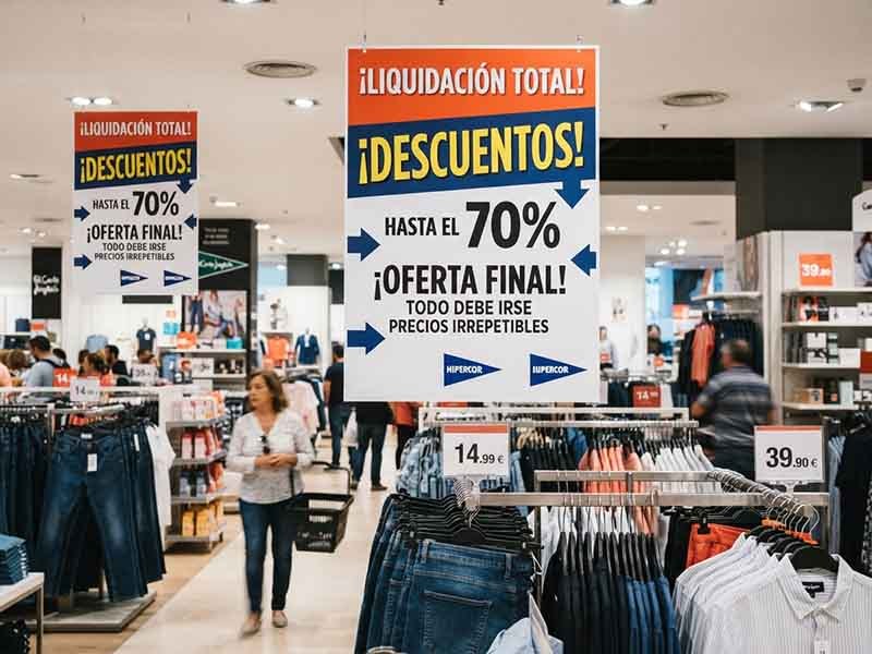 impresión carteles liquidación