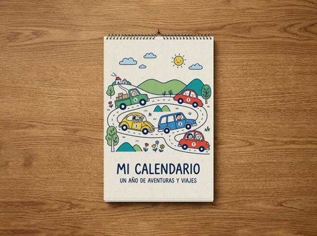  Calendarios infantiles personalizados pared