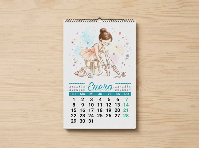 Calendarios infantiles personalizados