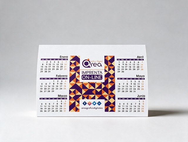 calendario empresa sobremesa triangular