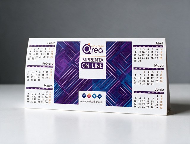 calendario personalizado triangular
