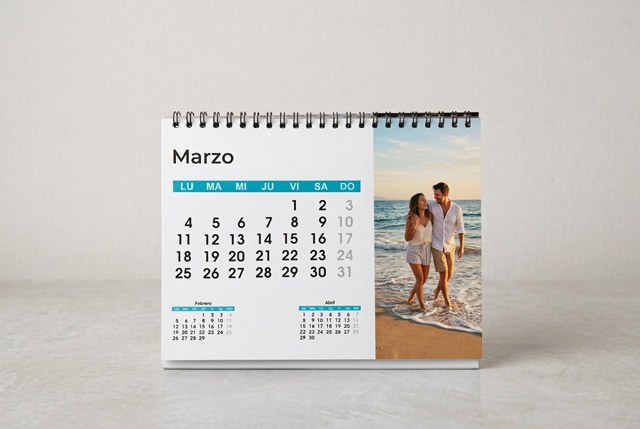 Calendario con fotos personalizado