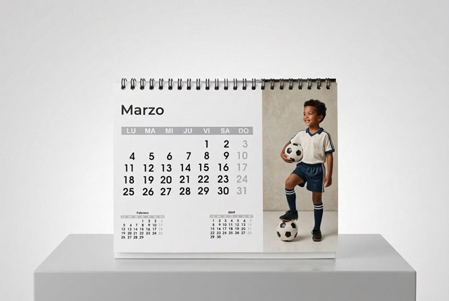 calendarios mesa de fotos